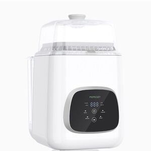 Momcozy White Baby Bottle Sterilizer and Dryer